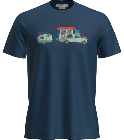 Тениска Icebreaker Merino 150 Tech Lite SS Tee Transportage M's